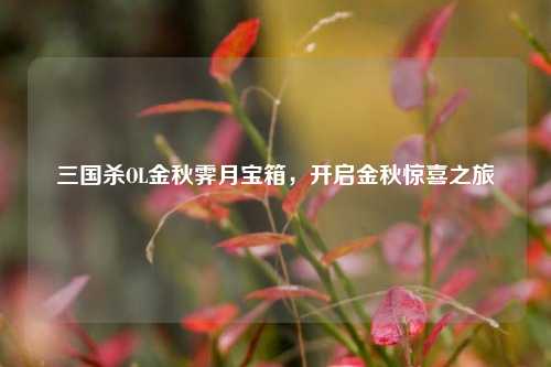 三国杀OL金秋霁月宝箱,开启金秋惊喜之旅 三国杀OL金秋霁月宝箱,开启金秋惊喜之旅