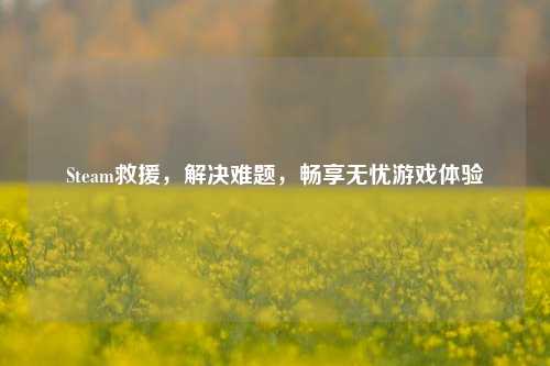 Steam救援,解决难题,畅享无忧游戏体验 Steam救援,解决难题,畅享无忧游戏体验