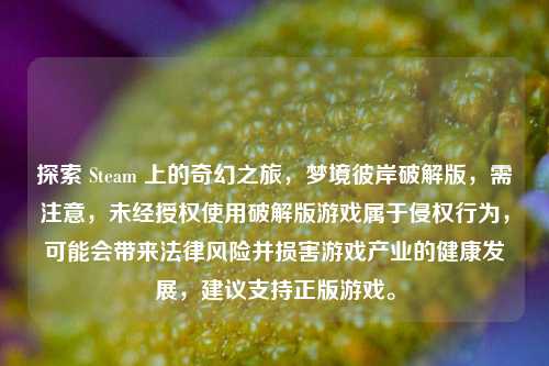 探索 Steam 上的奇幻之旅，梦境彼岸破解版，需注意，未经授权使用破解版游戏属于侵权行为，可能会带来法律风险并损害游戏产业的健康发展，建议支持正版游戏。
