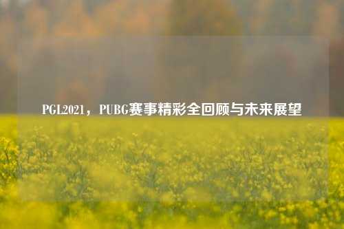 PGL2021，PUBG赛事精彩全回顾与未来展望