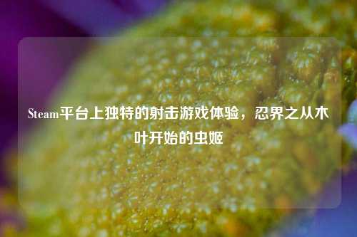 Steam平台上独特的射击游戏体验,忍界之从木叶开始的虫姬