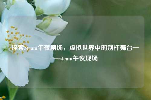 探索Steam午夜剧场，虚拟世界中的别样舞台——steam午夜现场